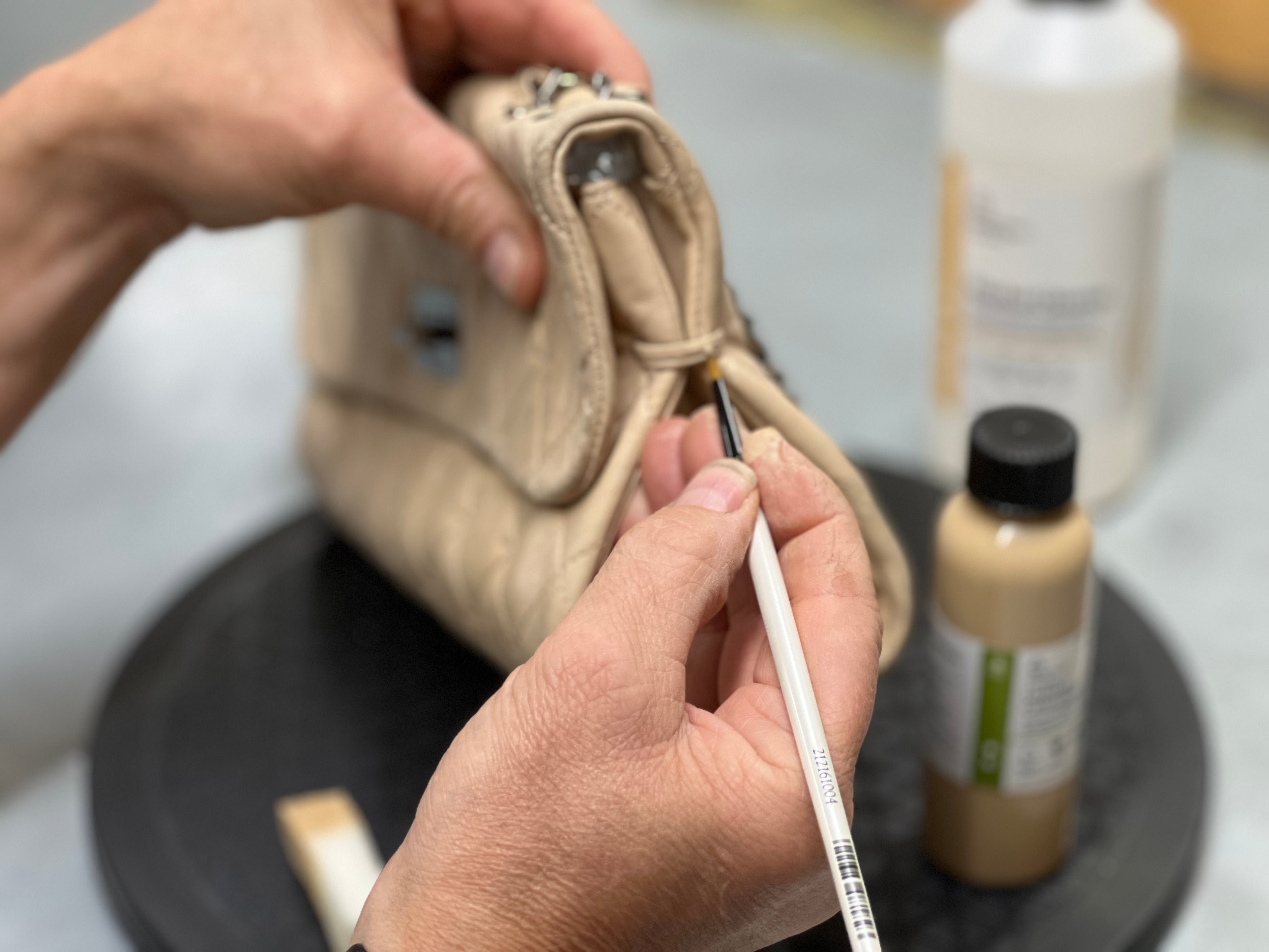 How To Paint Leather Handbags
