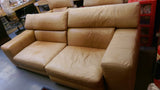 Leather sofa after cleaning