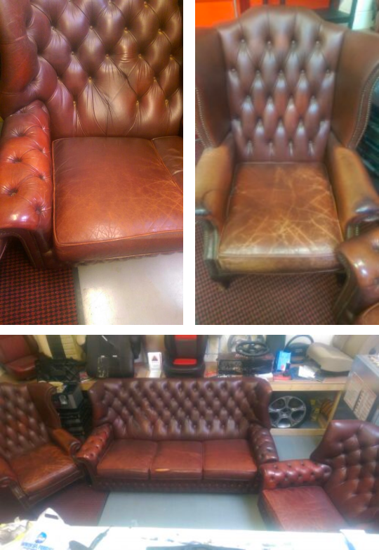 Leather Chesterfield Repairs