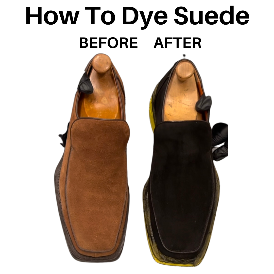 How To Dye Suede Leather Shoes