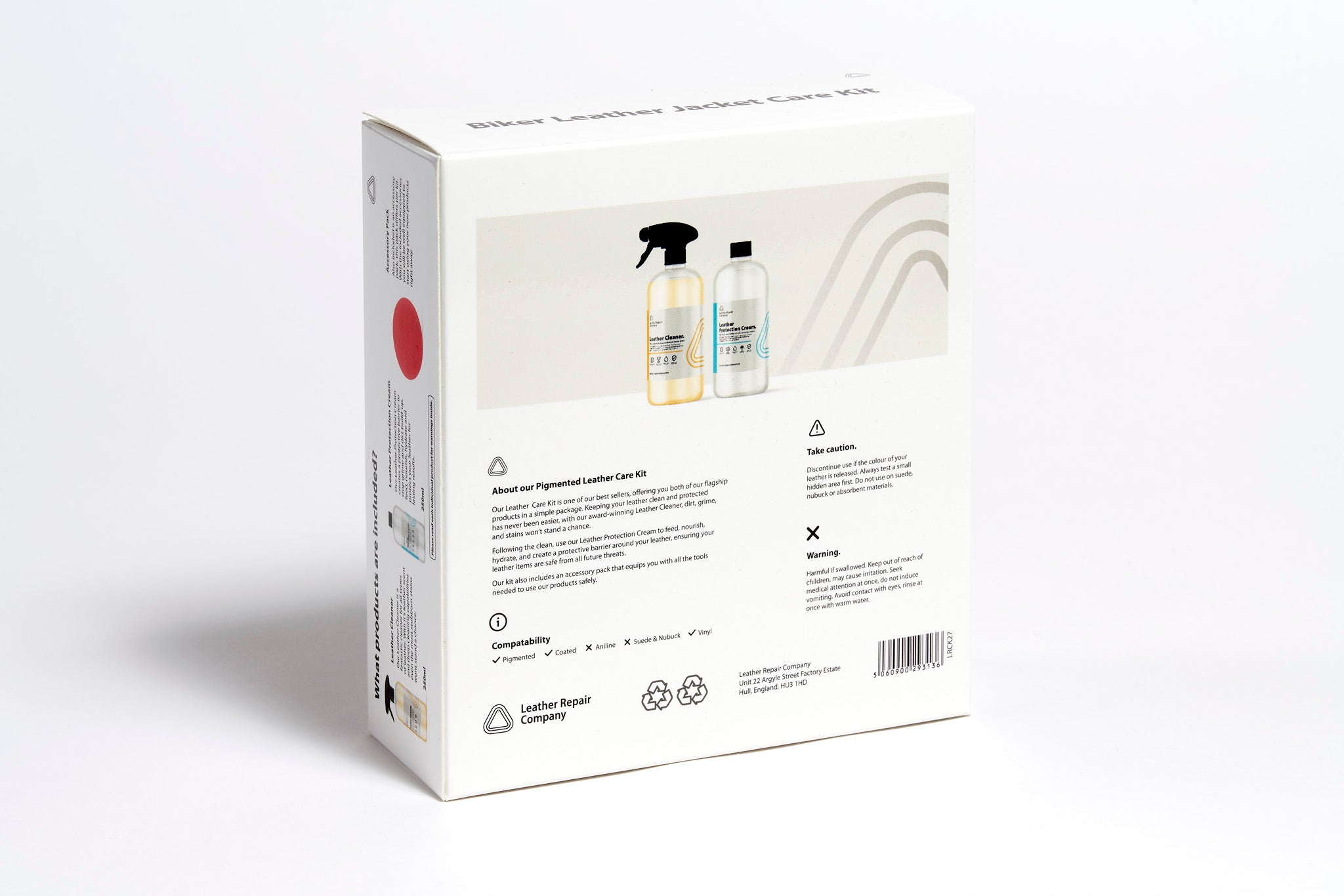 LRC27 Pro Biker Leather Jacket Care Kit – Clean, Protect Restore