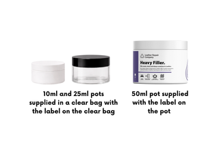 Heavy Leather Filler LRC23 (coloured)