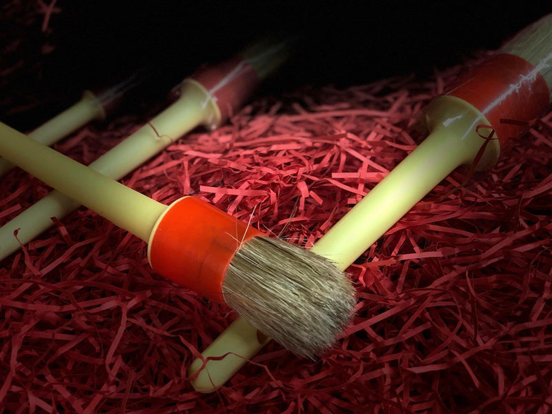 Red Top Detailing Brushes