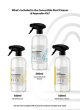 Convertible Roof Cleaning & Reproofer Kit