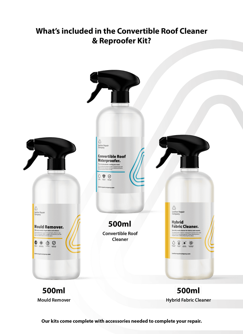 Convertible Roof Cleaning & Reproofer Kit