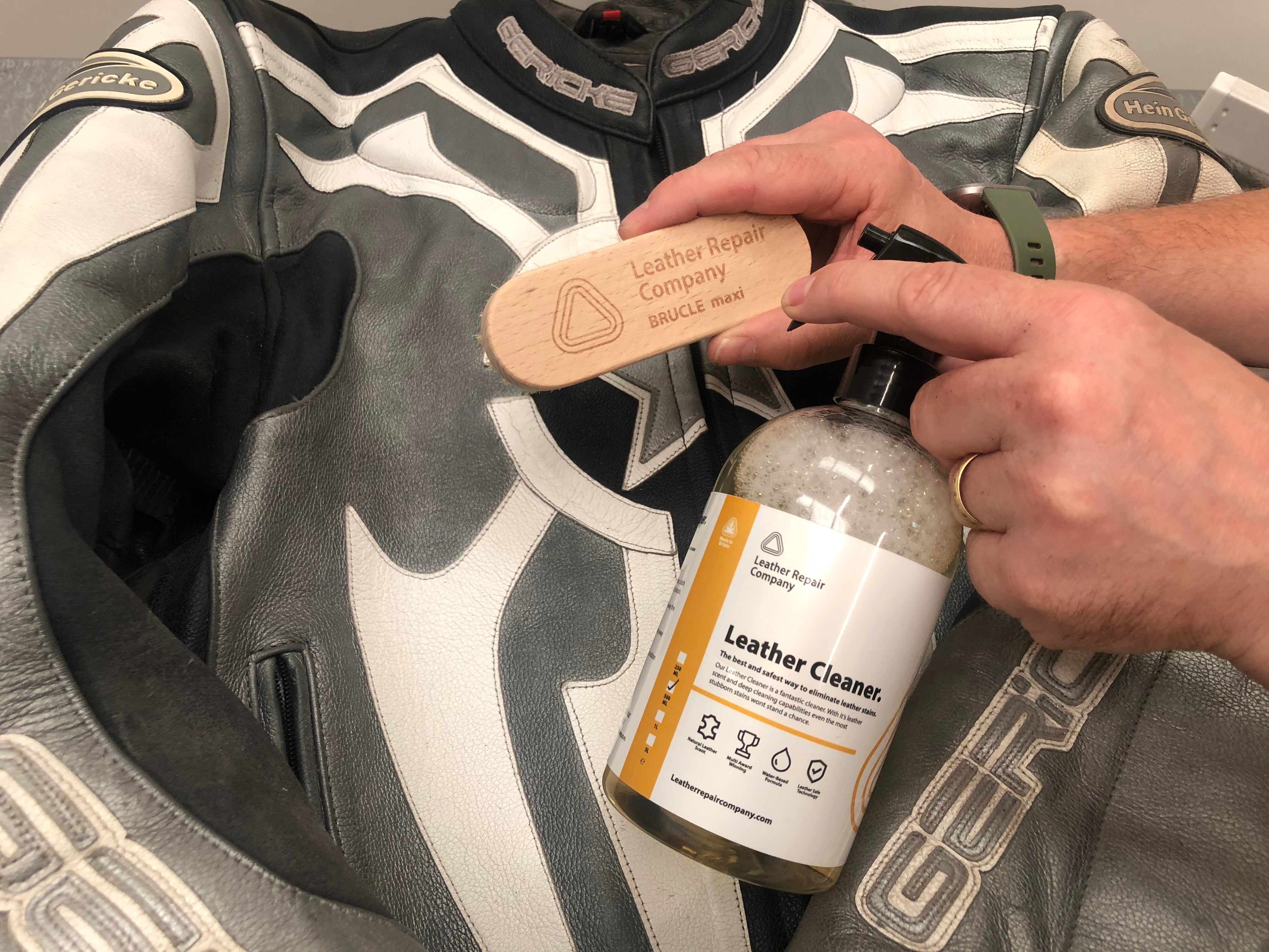 Leather jacket sales cleaning and repair